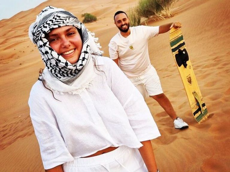 The Ghost Village Safari Tour with Dune Bashing and Sand-boarding.