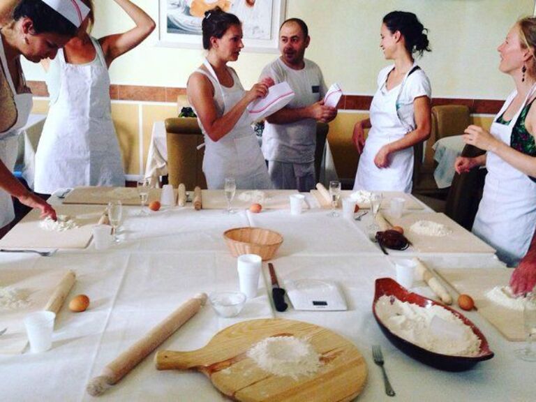 Pasta Class - Fettuccine & Maltagliati Making in Rome. During this experience Fettuccine & maltagliati Making in Rome, learn how to make Italian homemade pasta! Discover all the secrets of the dough, from the flour to the cutting.