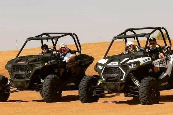 Private Afternoon Desert Safari with Quad Bike, Camel Ride and Sandboarding