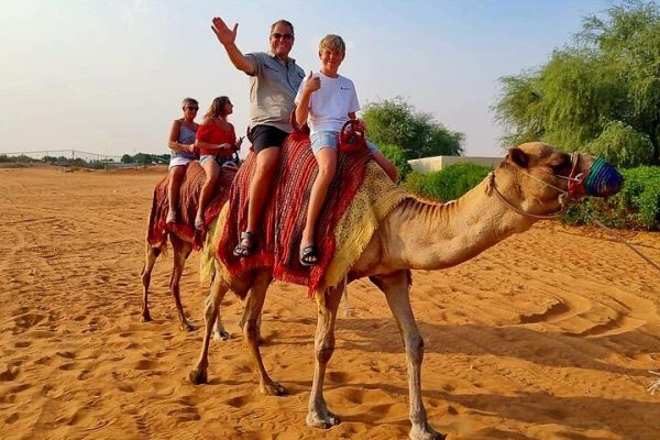Camel Ride Safari in Red Dunes