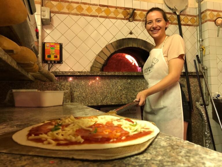 Make Your Own Pizza in Rome: Learn how to make a classic Italian pizza in our workshop with a local chef: attend with us a pizza making class in Rome.
