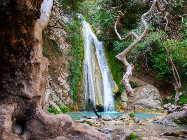 Canyoning Neda Waterfalls.