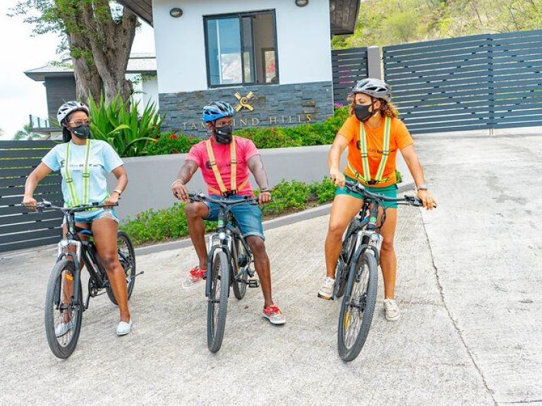 Half-Day Small-Group E-Bike Guided Tour in Antigua.