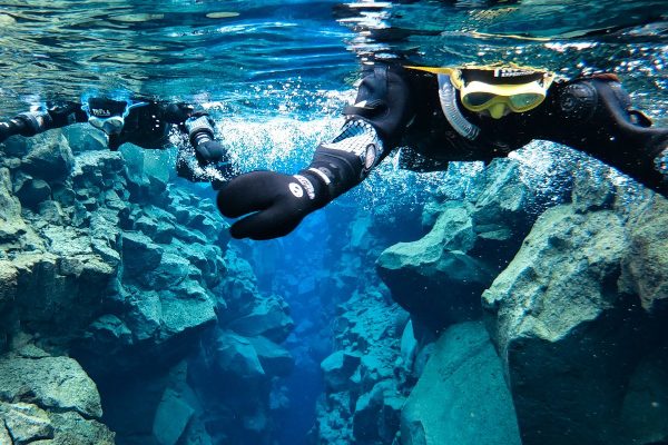 Snorkeling between Continents in Silfra | Free Underwater Photos