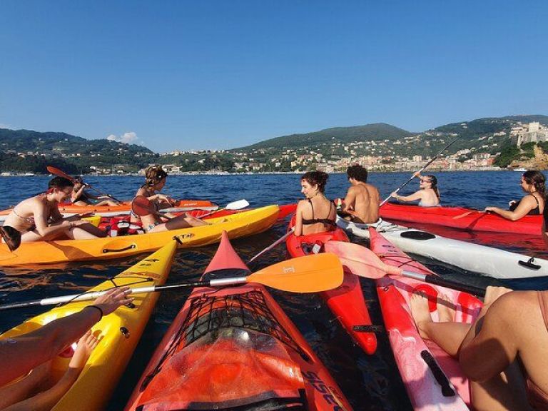 Guided Kayak Tour in the Bay of Poets.