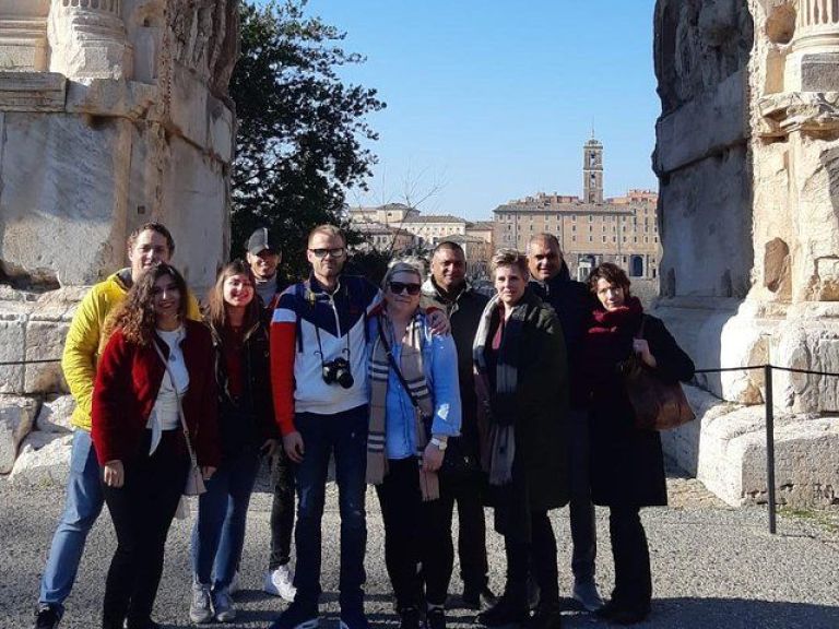 Colosseum Express Semi Private Tour with Ticket to Roman Forum and Palatine Hill.