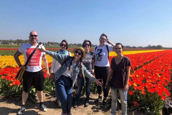 Flowering Fields Tour of Amsterdam by Electric Bike