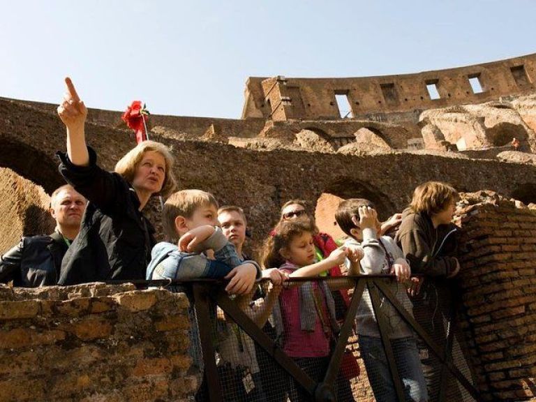 Colosseum with Arena Access and Ancient Rome Small Group Tour