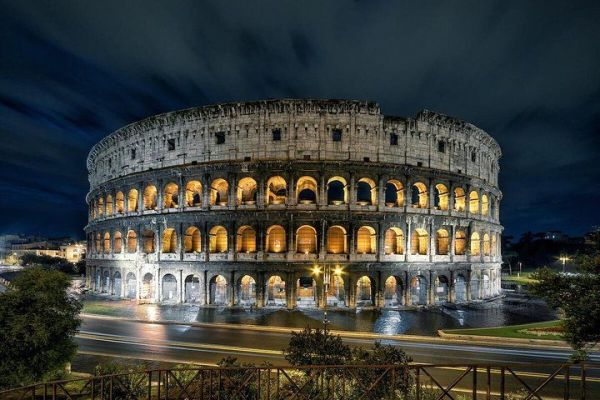Colosseum Moonlight at Night
