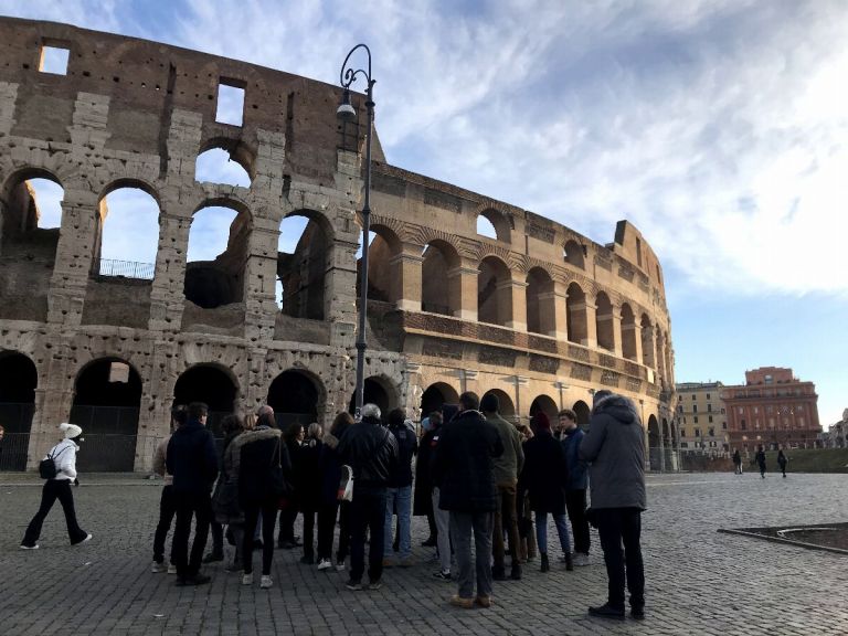 Colosseum with Arena Access and Ancient Rome Small Group Tour