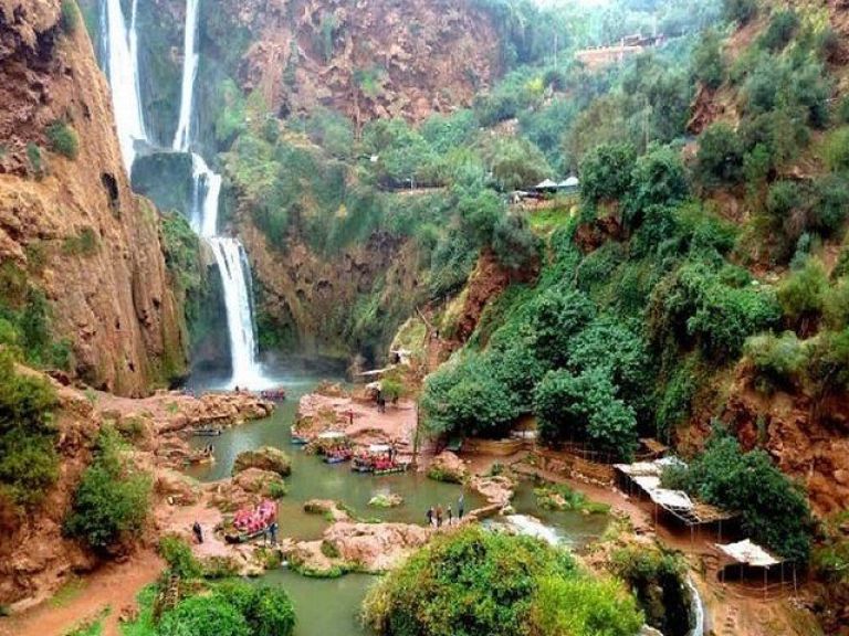 Shared Group Day Trip from Marrakech to Ouzoud Falls.