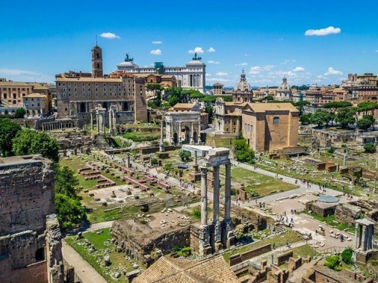 Colosseum Express Semi Private Tour with Ticket to Roman Forum and Palatine Hill.