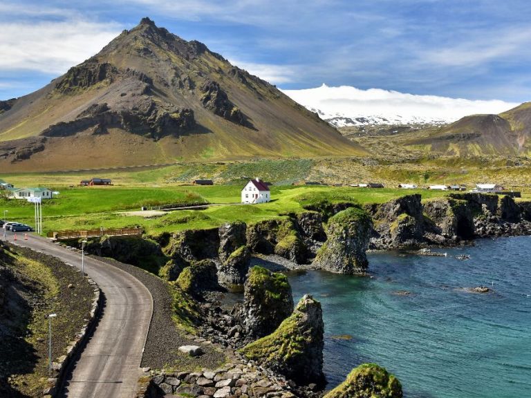 Snæfellsnes National Park: In Reykjavik, we will pick you up to start the journey, which involves taking the undersea tunnel, a 6 km long passage that crosses under Hvalfjordur, also known as the Whale bay fjord.