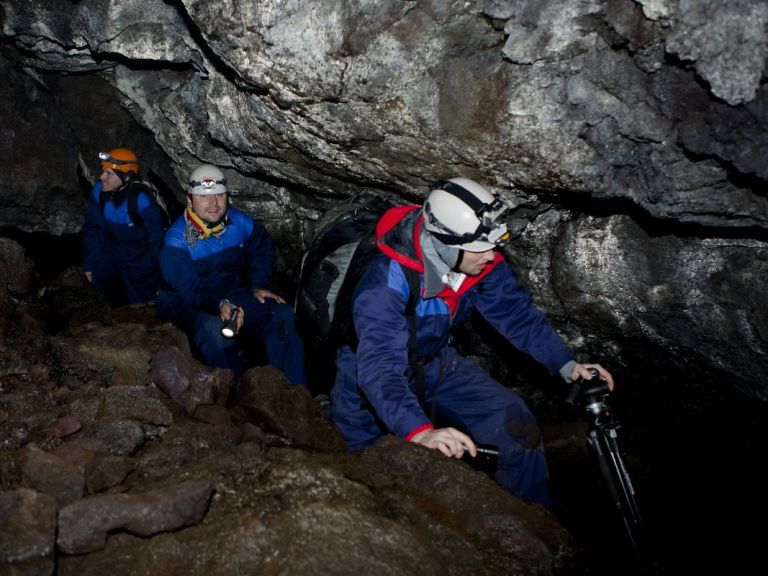 Litli Björn caving tour.