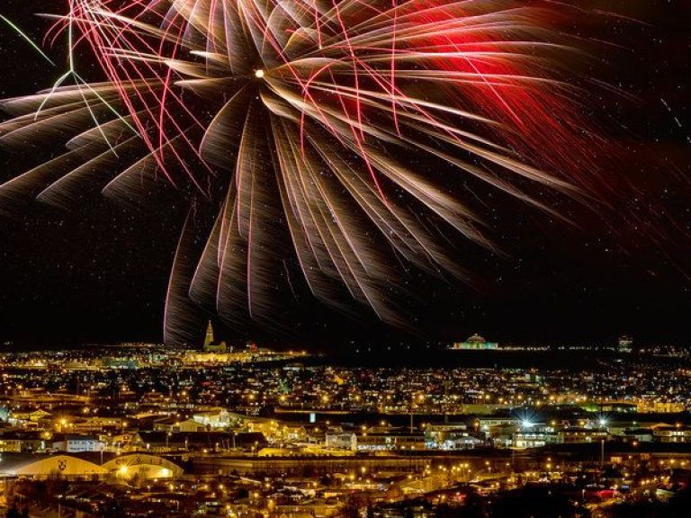 Enjoy the unique New Year's Eve Firework Cruise and maybe a glimpse of the northern lights if we are lucky. The fireworks on New Year's Eve in Reykjavik are a spectacular sight, when each and every family put on their own firework show. Now you can view the fireworks from the ocean with a great view to the city.