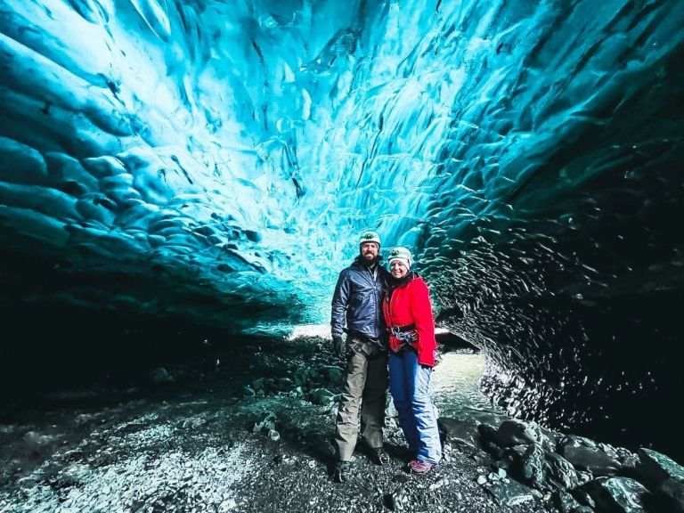 Ice cave tour.