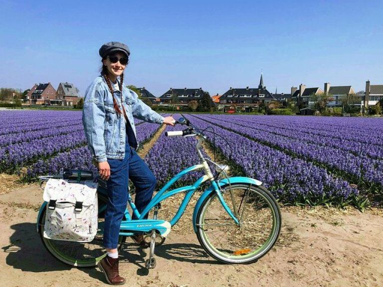Flowering Fields Tour of Amsterdam by Electric Bike.