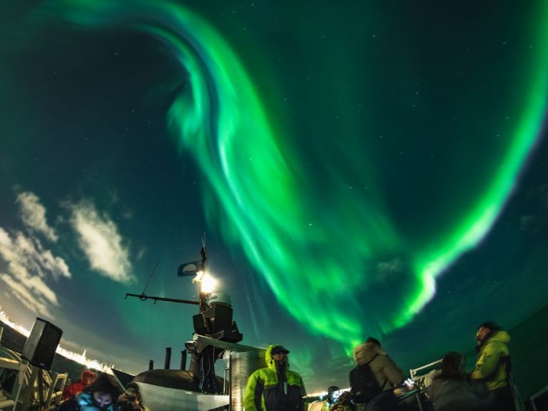 Northern Lights by Boat.