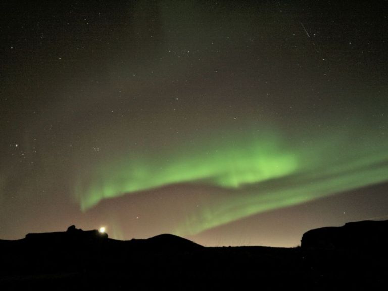 Reykjavik Northern Lights.
