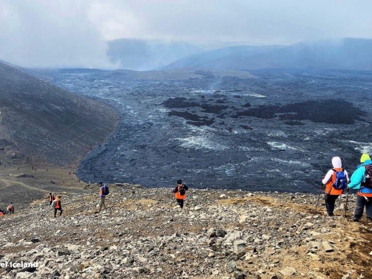 Hike to Volcanic Eruption Sites - Join us on the ultimate volcanic and geothermal adventure only Iceland has to offer! We pick you up in Reykjavík and hike through lava moss-covered terrain to Fagradalsfjall Volcano where thousands of earthquakes formed the multiple volcanoes in Gelldingalur Valley.