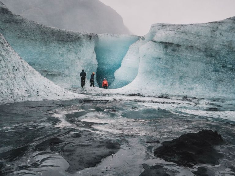 Ice Cave Discovery.