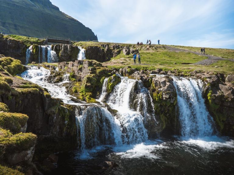 Snaefellsnes & Kirkjufell Small group tour: This action-packed full-day adventure begins in Reykjavík. Loaded on one of the comfort buses, you will be treated to breathtaking views of West Iceland before we even get to our first stop.