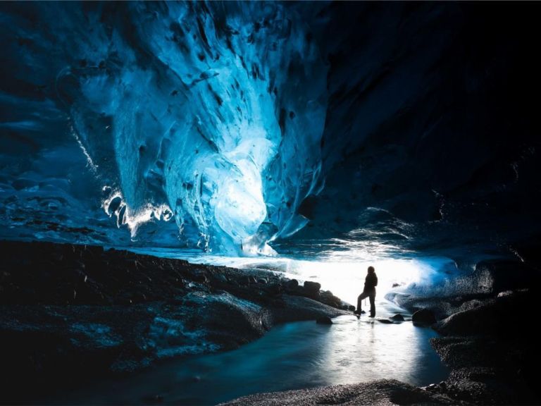 Ice Cave Exploration Tour.