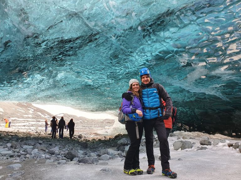 Crystal Blue Ice Cave: Come on a Super Jeep to witness one of the world's rarest natural phenomenon: a blue ice cave. This is a fantastic winter experience in Vatnajökull national park in Southern Iceland departing from Jökulsárlón, the glacier lagoon.