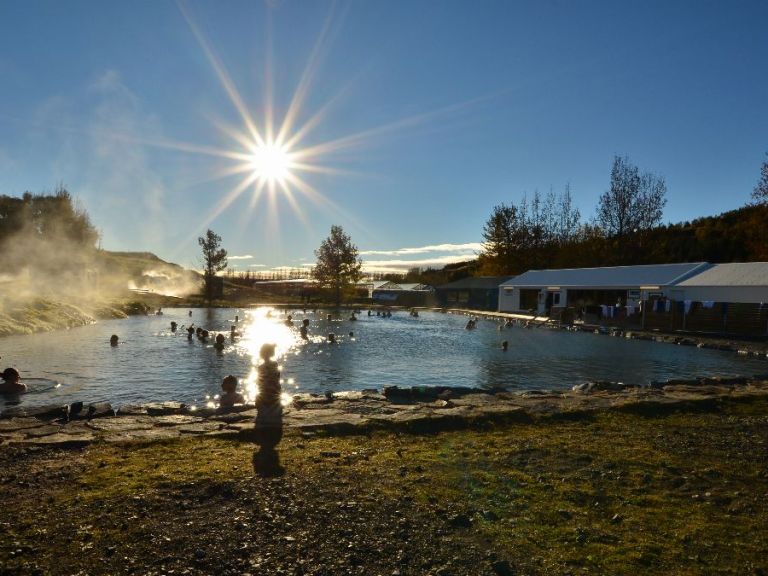 Hot Golden Circle: Golden Circle is the tour you should not miss if you only do one tour in Iceland. However, make it more special and combine it with a relaxing bath in the Secret Lagoon.