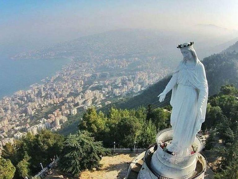 Half-Day Tour to Jeita Grotto and Harissa from Beirut.