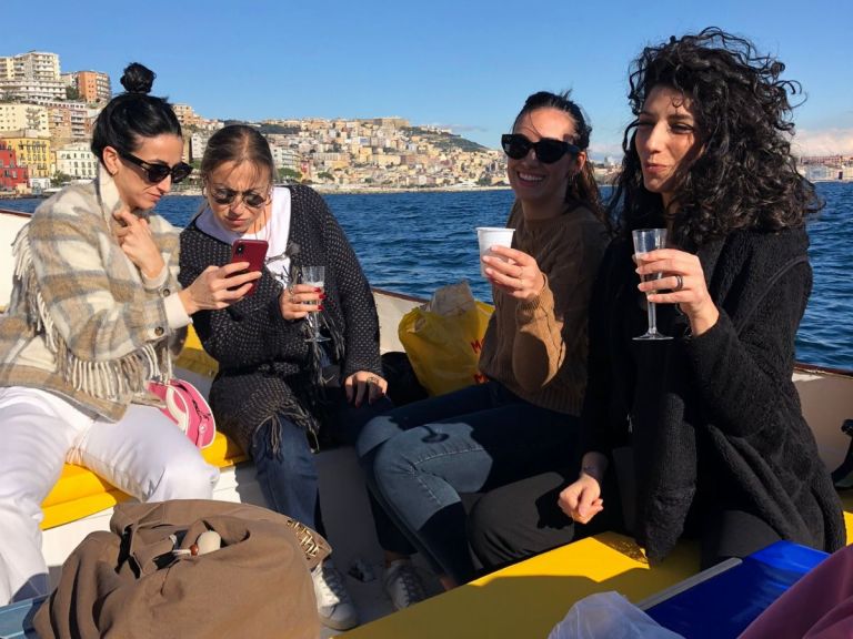 Naples Guided Boat Tour with Seafood & Wine.