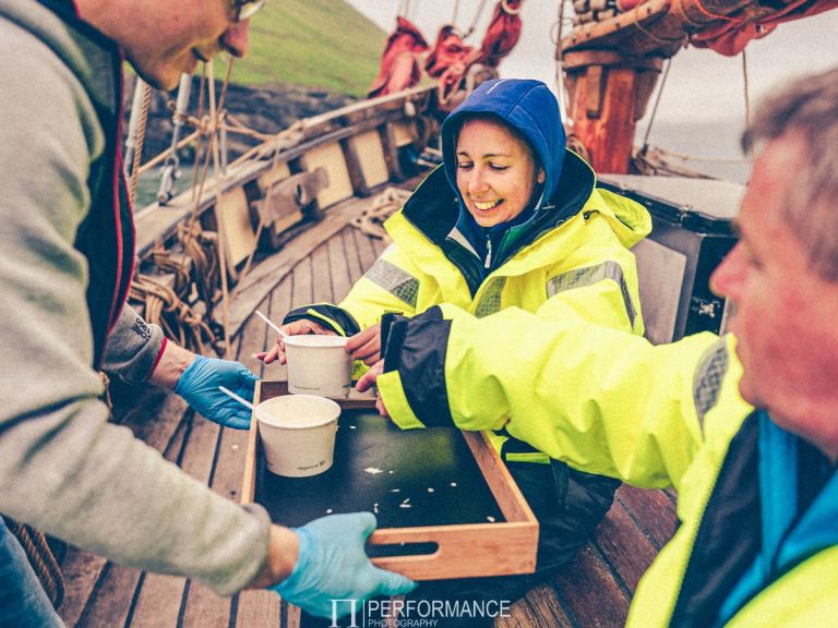 Sea Grotto Concert Trip onboard iconic Faroese sailing ship.