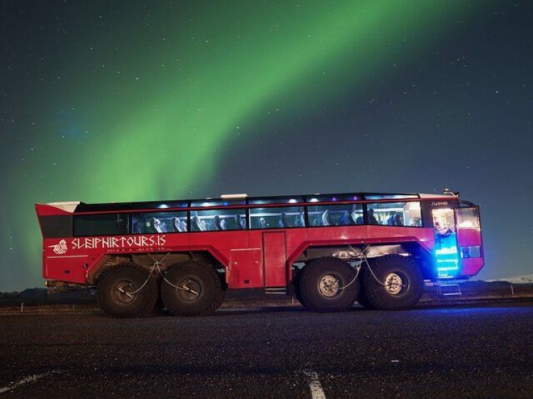 Ice Cave and Glacier Tour in Glacier Monster Truck from Gullfoss - Sleipnir will take you to experience the raw beauty of...
