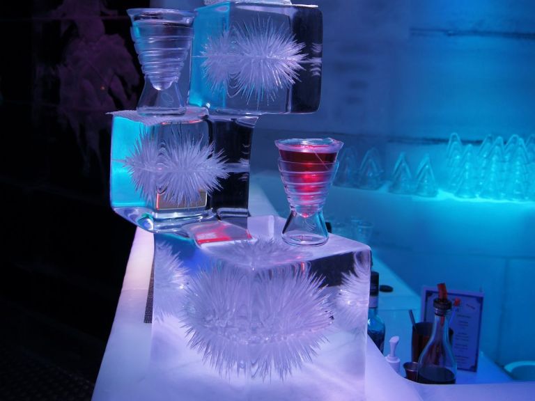 Magic Ice Reykjavik experience. Magic Ice is a true winter wonderland that allows guests to become totally immersed in the extraordinary atmosphere of this dynamic new realm of ice, history, and art – providing magical fun to the entire family! 