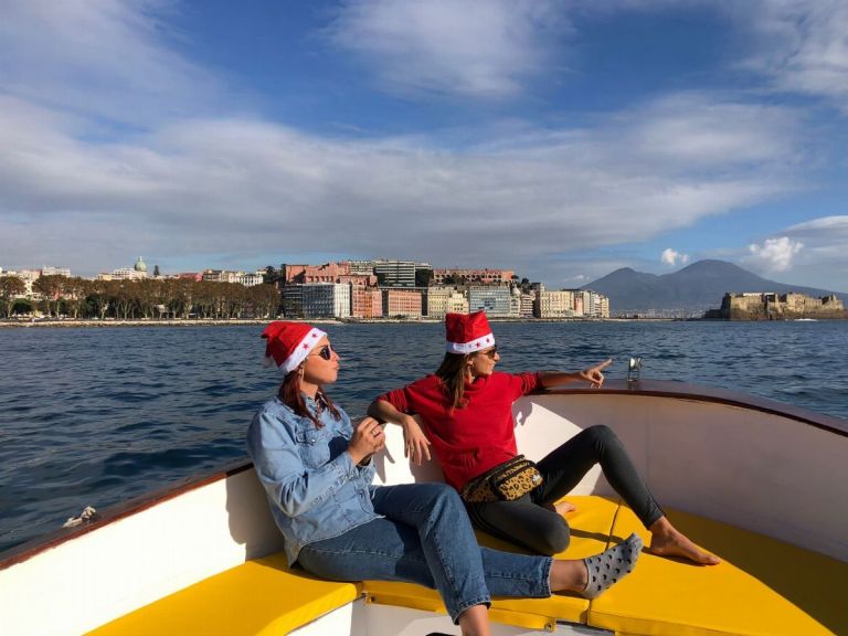 Naples Guided Boat Tour with Seafood & Wine.
