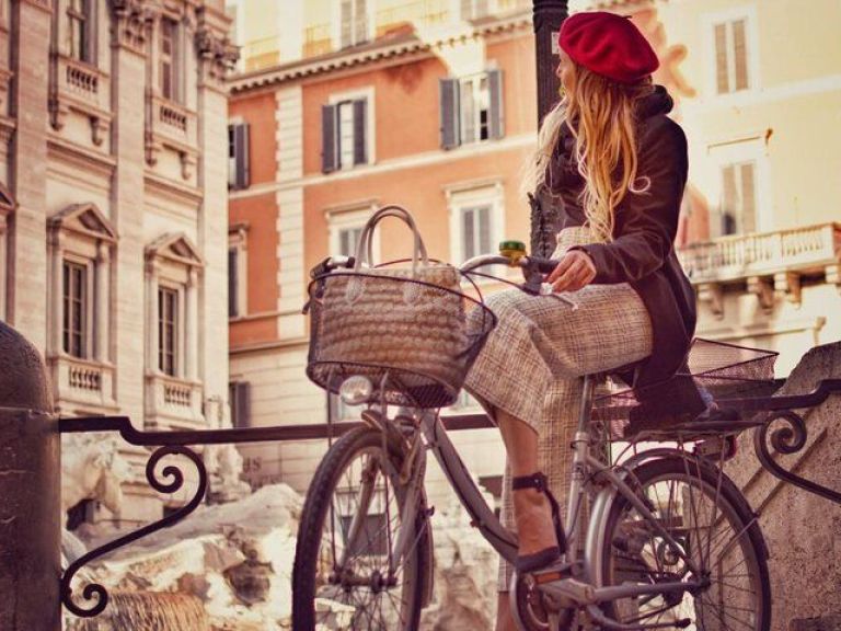 Rome Photographic shooting by bicycle