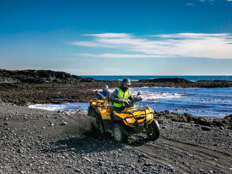 2 Hour Atv And Buggy - Get ready for an unforgettable adventure in Grindavík! With our 2-hour ATV and Buggy tour, you'll experience the thrill of exploring dramatic shipwrecks and embarking on a mountain safari.