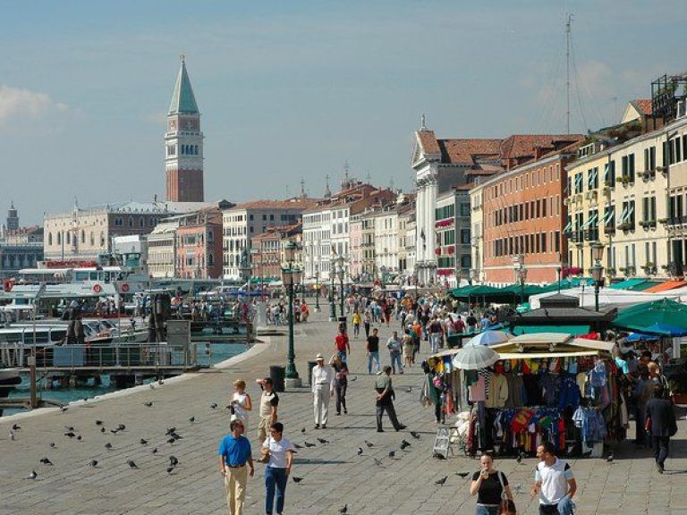 Castello District - Walk along the large Riva degli Schiavoni to reach the Arsenale and Via Garibaldi, a large street...