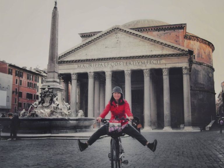 Ride in Rome city center
