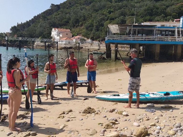 Stand Up Paddle Experience in Portinho da Arrábida - The Arrábida Natural Park and the Marine Park Prof. Luiz Saldanha offer...