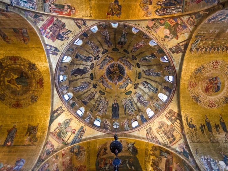 Byzantine Wonders in Venice - Piazza San Marco: origins, history and description of the main monuments: Basilica San...