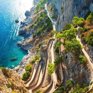 Capri boat tour with transfer - Meeting point at 7:00 am at Termini train station (Rome)* and departure with high-speed...