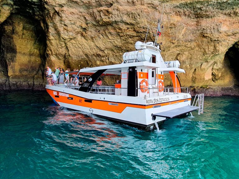 Benagil and Dolphin Watching:  Experience the Best of Algarve Ocean Adventures: Combined Benagil Sea Caves and Dolphin Watching from Lagos. Combine two of the most exhilarating experiences in the Algarve into one incredible adventure. Join our Combined Benagil Sea Caves and Dolphin Watching tour for an unforgettable journey.
