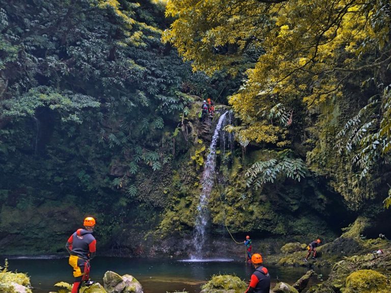 CANYONING • Ribeira da Salga - This excursion takes place in Ribeira da Salga, located in the northeast part of the island...