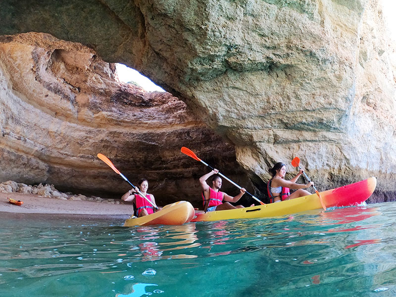 Kayak Tour To Benagil Caves From Portimão