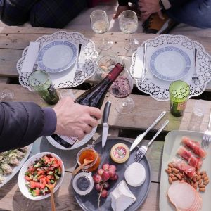 Private Picnic in the Vineyard - From the Algarve mountains the meat, cheese and sausages from animals that graze in the fields.