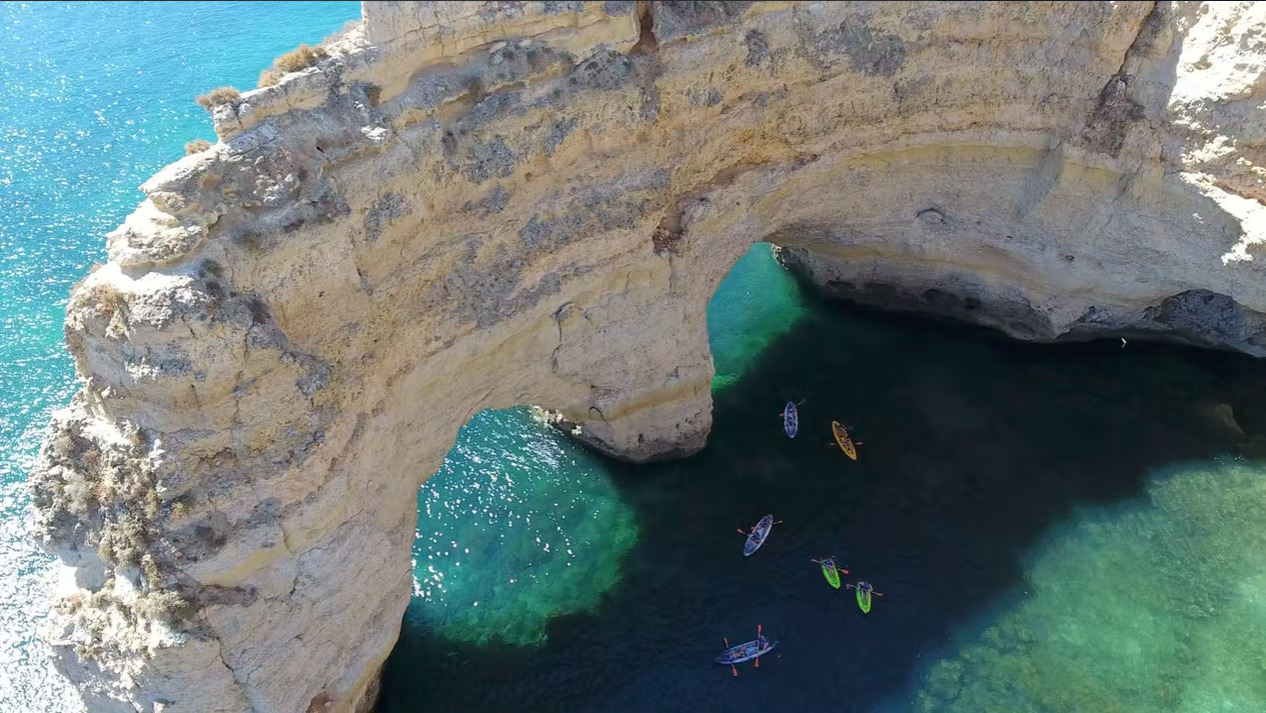 Benagil Kayak and SUP - Departure from Albufeira Marina. Embark on our Benagil Kayak/SUP Adventure from Albufeira, setting...