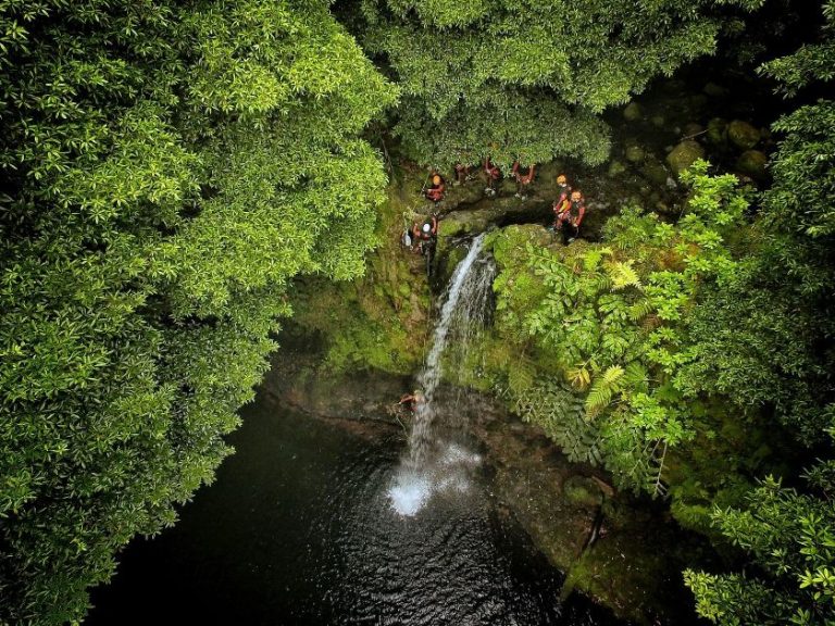 CANYONING • Ribeira da Salga - This excursion takes place in Ribeira da Salga, located in the northeast part of the island...