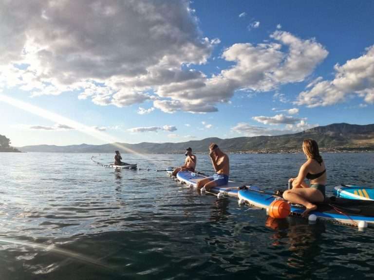Sunset Stand Up Paddle Tour in Split - Join us for a sunset stand up paddle tour around Marjan Park. You will learn about...