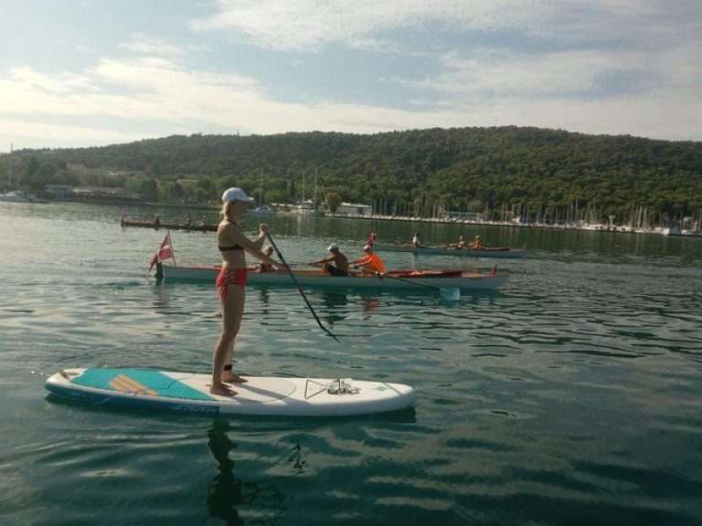 Morning Stand Up Paddling Tour in Split - We will start our tour with the basic lesson about stand up paddling and demo from...